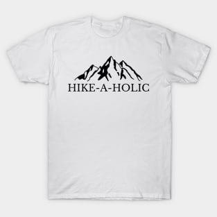 Hike-A-Holic Funny Hiking and Camping T-Shirt